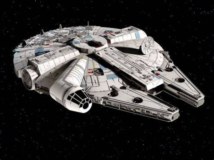 The Millennium Falcon from Star Wars