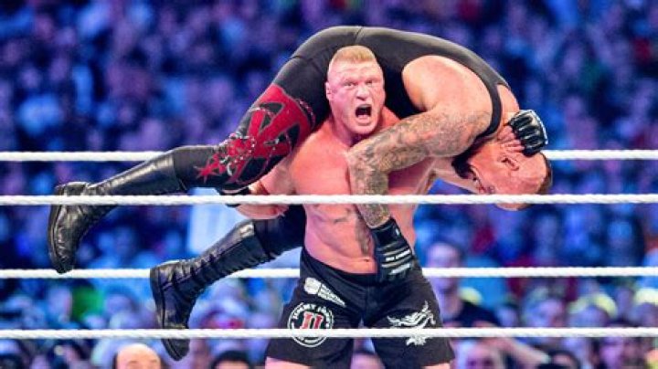 The Undertaker Stabs Brock Lesnar (WWE Raw, 2/24/2014)