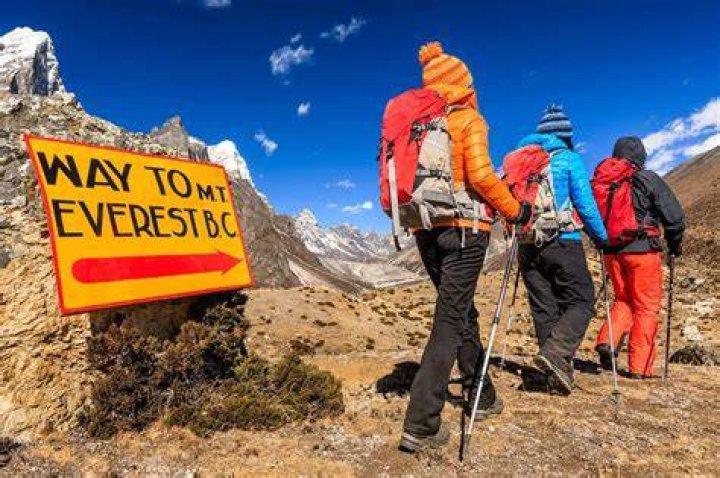 The way to Everest Base Camp: The highest mountain on earth is expecting a record number of visitors. Photo / Mari Partyka, Unaplash