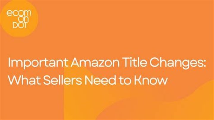title changes