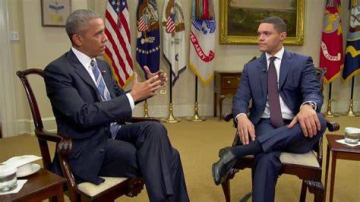 Trevor Noah interviews Barack Obama on 'The Daily Show Trevor Noah interviews Barack Obama on 'The Daily Show