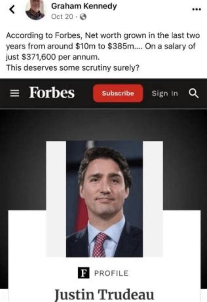 Trudeau Net Worth Forbes: A Comprehensive Analysis