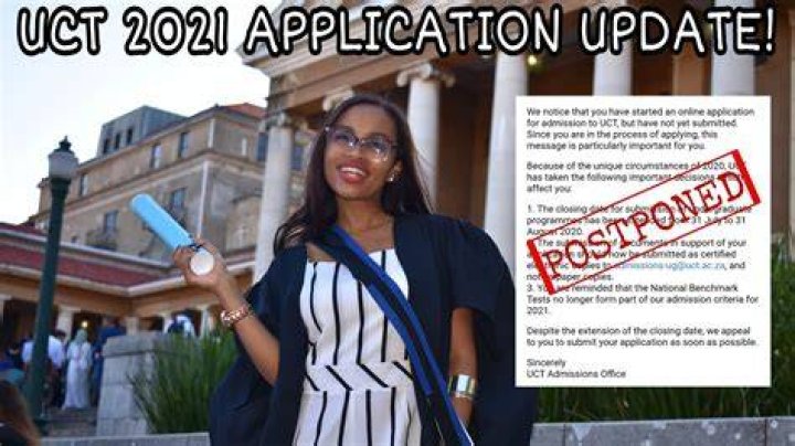 UCT application 2021 UCT application 2021