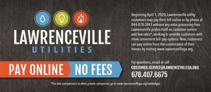 Utility Bill Inserts Lawrenceville Utilities, GA