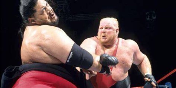 Vader hits Yokozuna