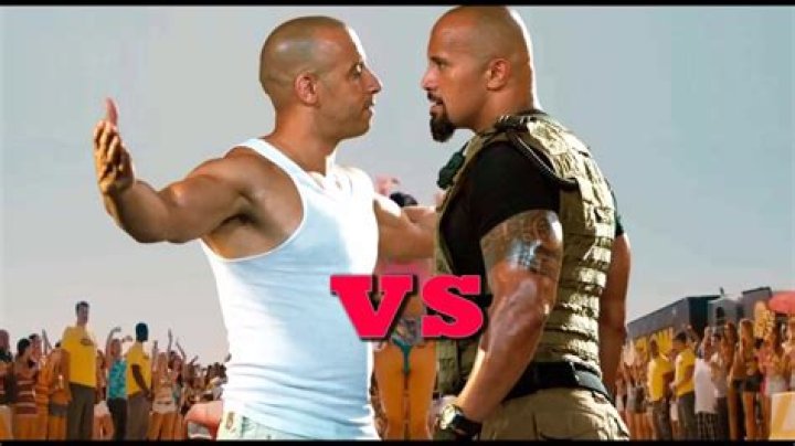 Vin Diesel vs The Rock in Fast 5