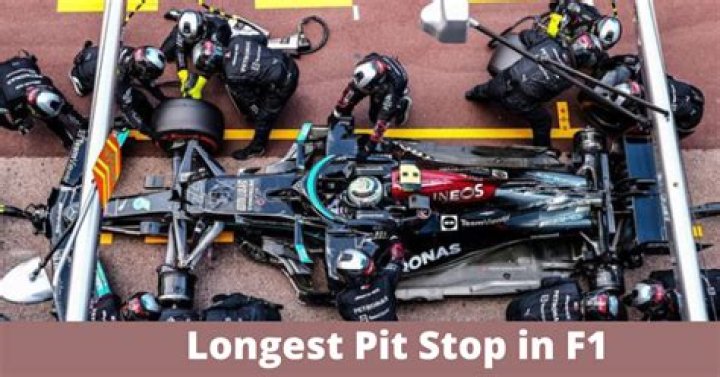 What is the longest pit stop in F1? A ranked top-five list
