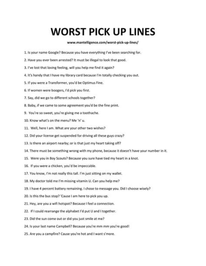 100+ Best Anime Pick-Up Lines (By True Otaku Fans) 11 Worst Anime Pick-Up Lines - 100+ Best Anime Pick-Up Lines (By True Otaku Fans)