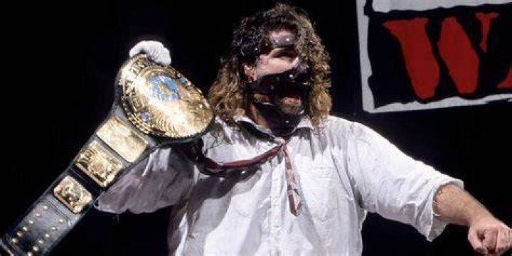 WWE Mick Foley With WWF Championship