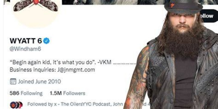 Wyatt twitter bio 1